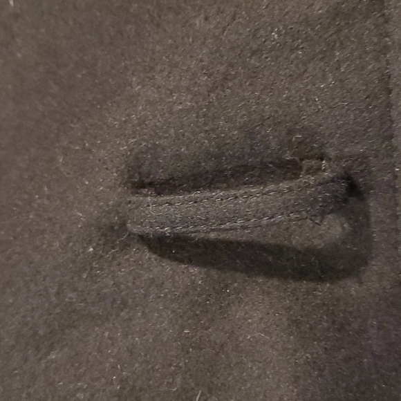 Wool and leather sleeve jacket - Picture 11 of 11